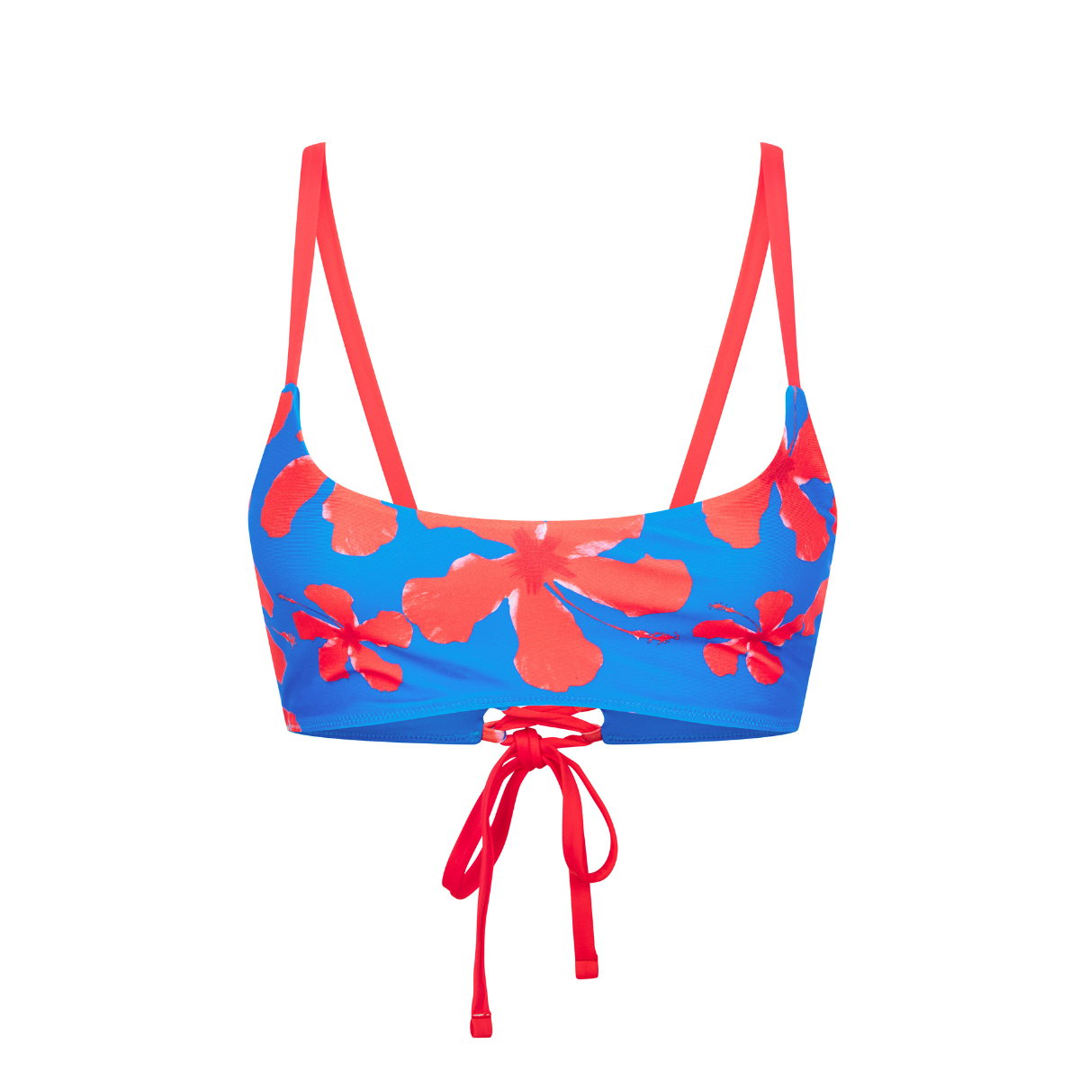 Hibiscus Surf Reversible Bikini Top
