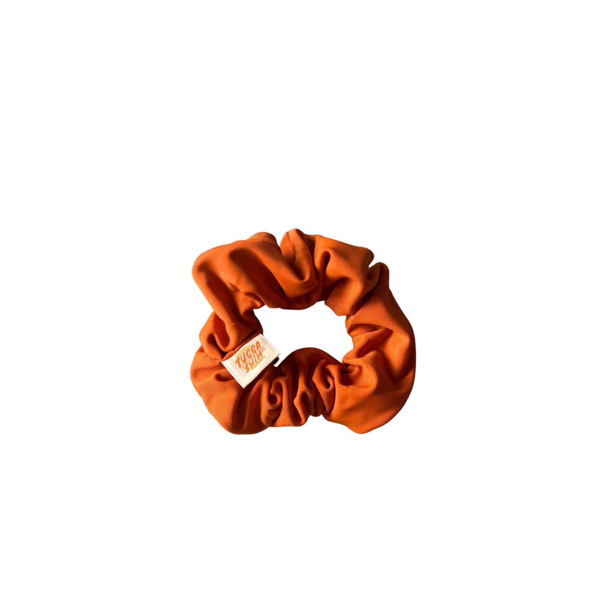 Hair Scrunchie - Orange