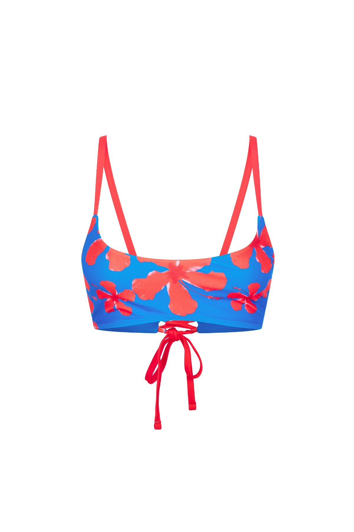 Hibiscus Surf Reversible Bikini Top
