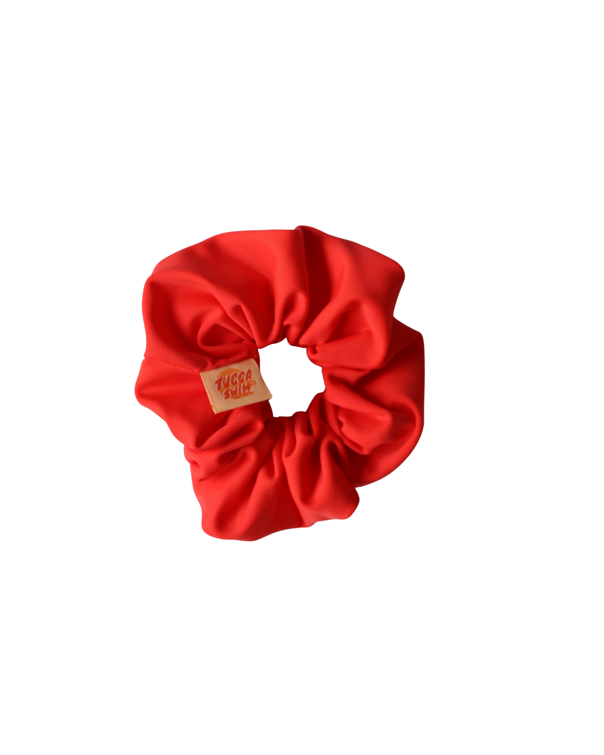 Hair Scrunchie - Hibiscus Red