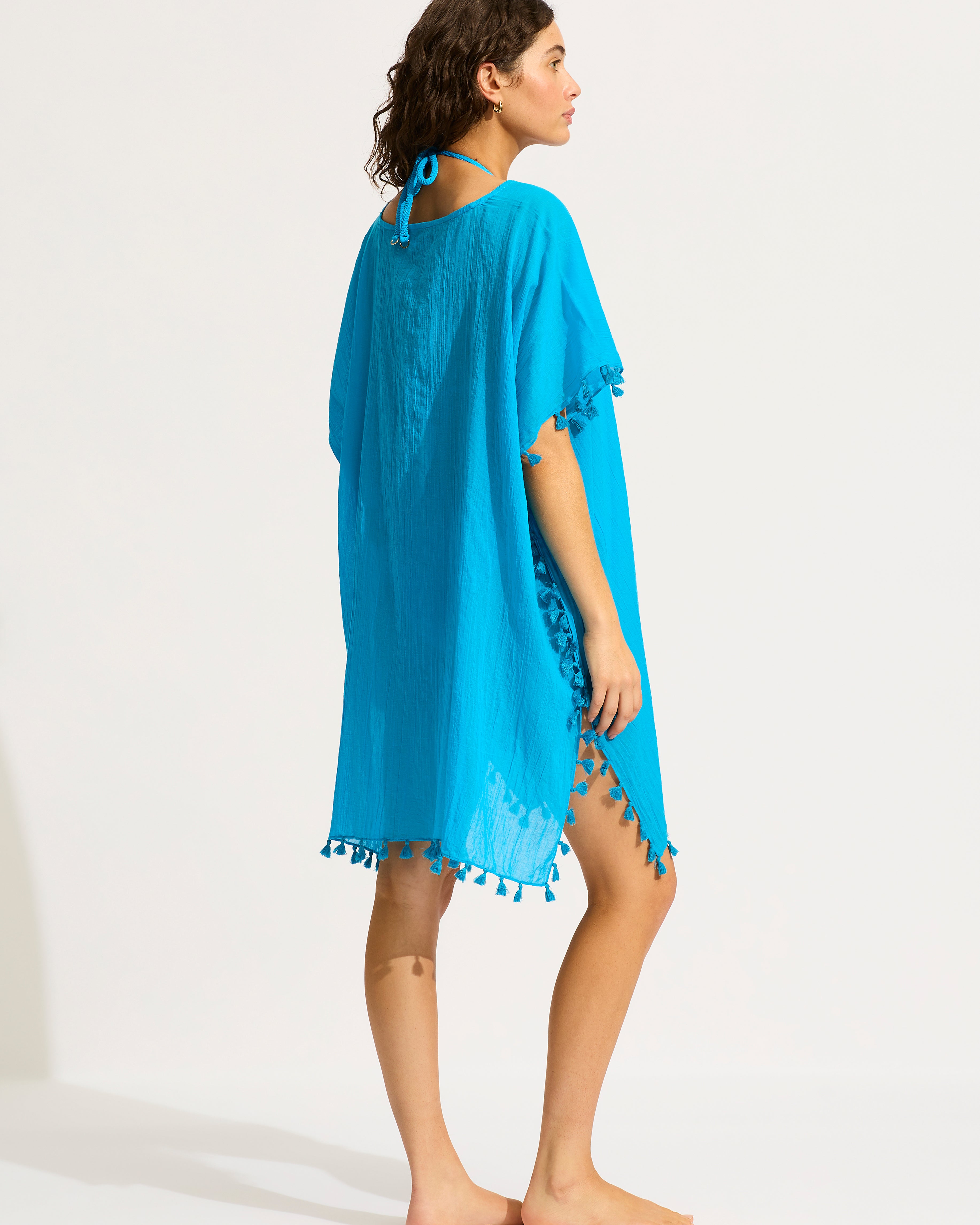 Seafolly Amnesia Kaftan - Turqouise