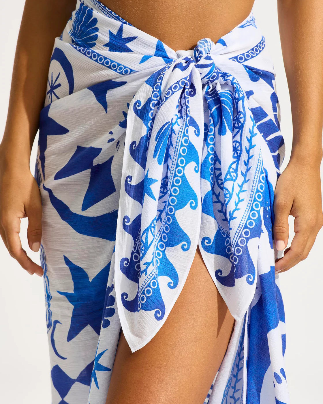 Seafolly Corfu Sarong - Azure