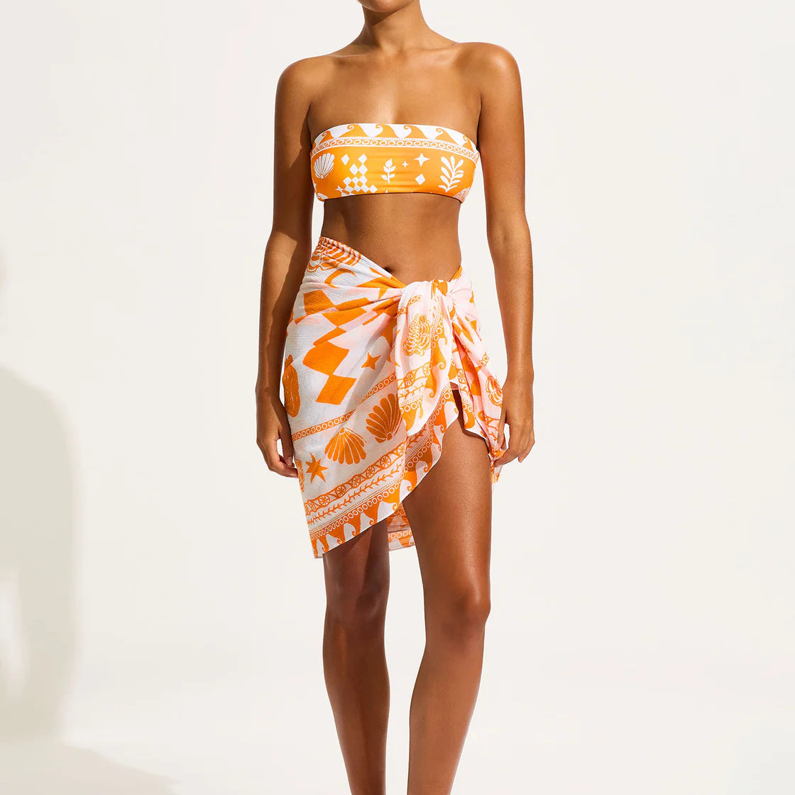 Seafolly Corfu Sarong - Tumeric