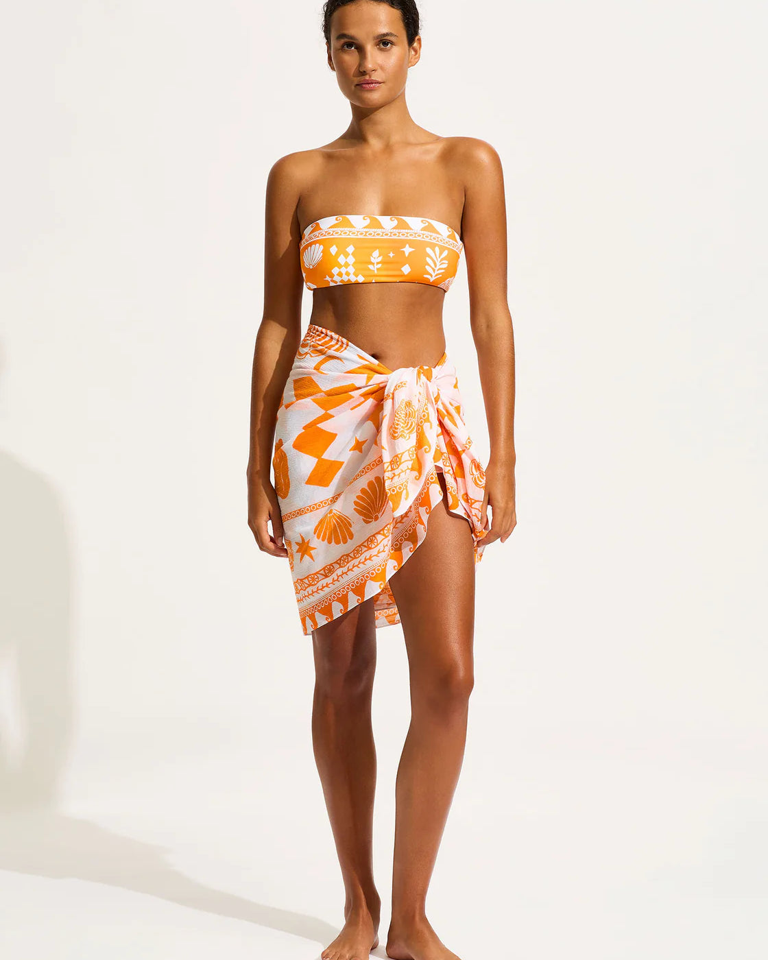 Seafolly Corfu Sarong - Tumeric
