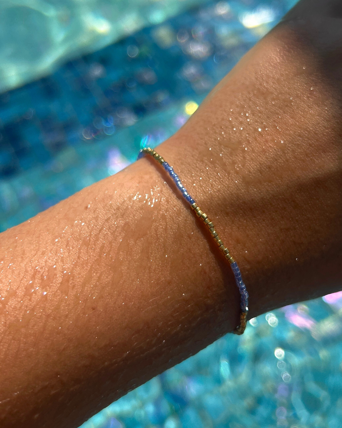 Ibiza Bracelet - Blue & Gold