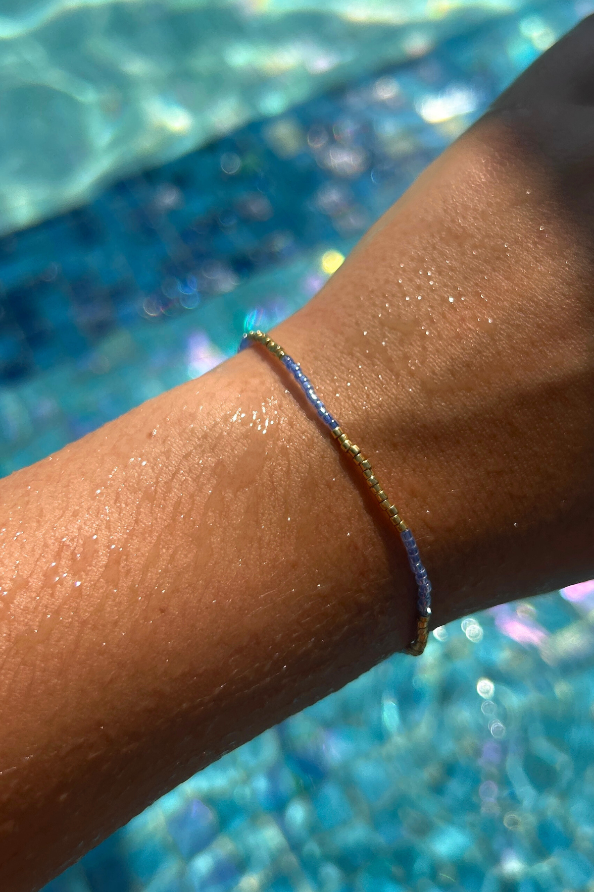Ibiza Bracelet - Blue & Gold