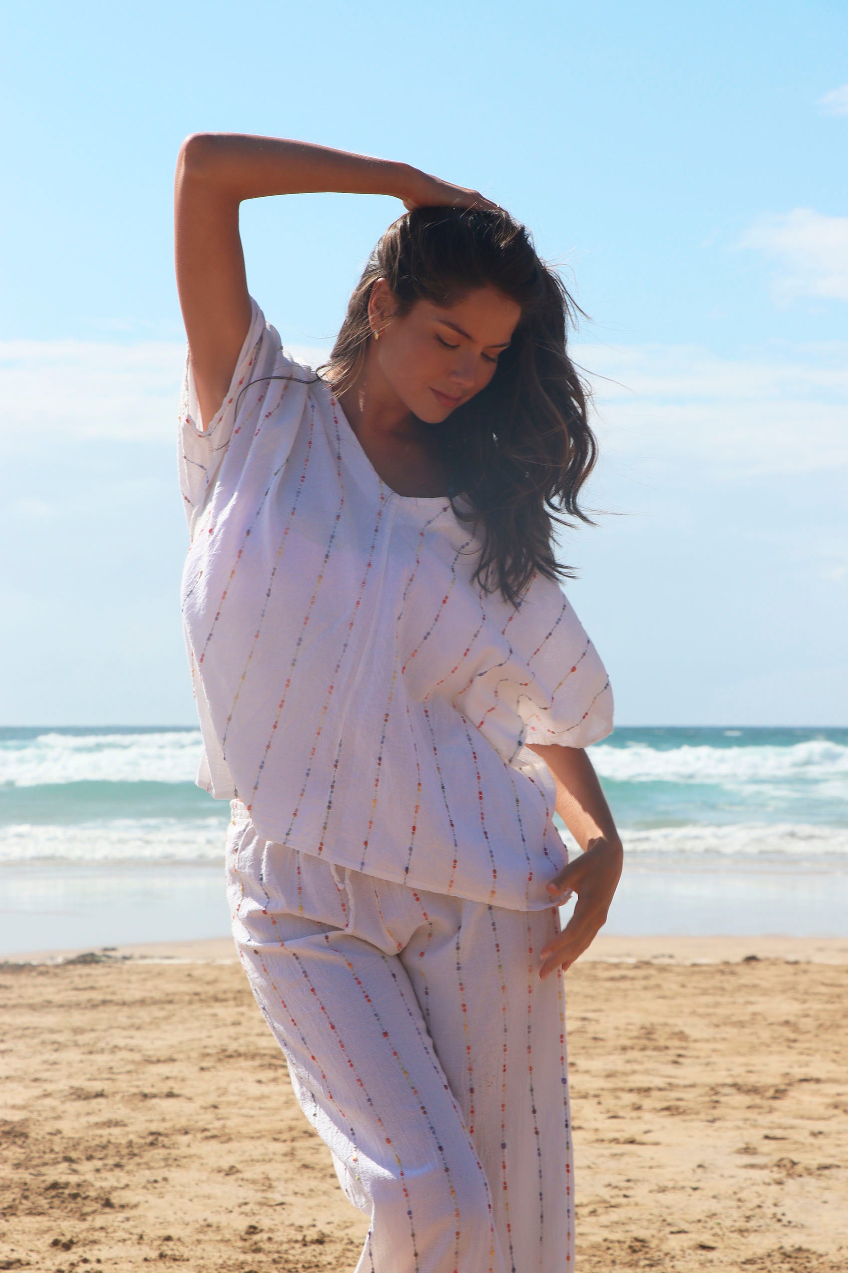 Santanyi Trouser - White