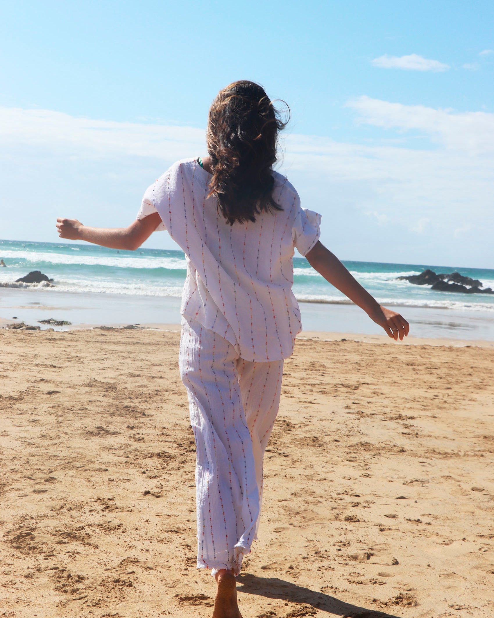 Santanyi Top - White