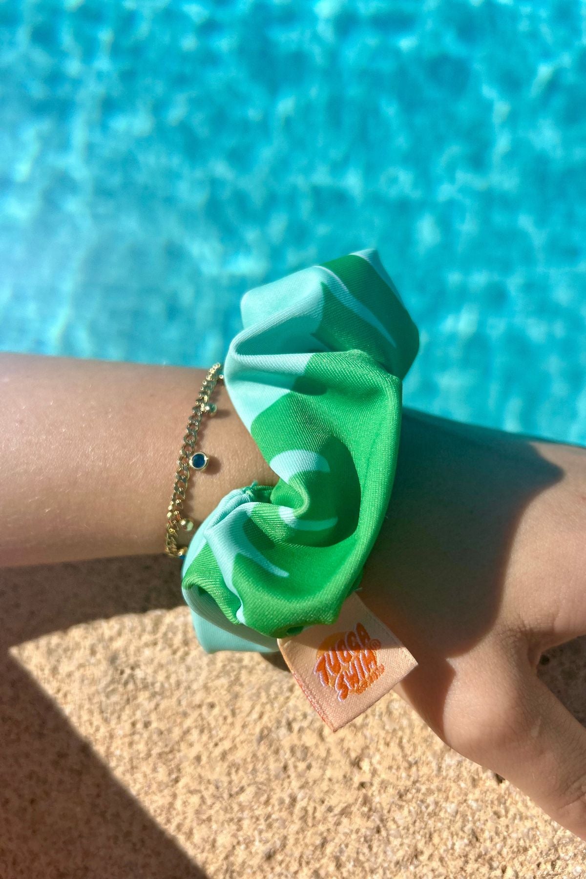 Hair Scrunchie - Bannana Leaf