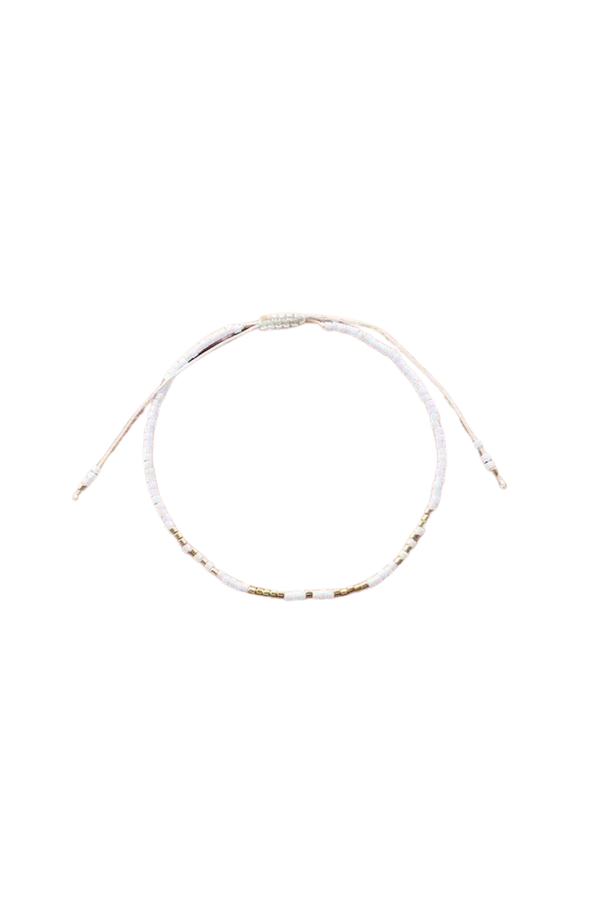 Ibiza Bracelet- White & Gold