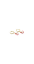 pair of earrings with a shrimp attachment