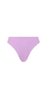 Lilac bikini bottom on a white background