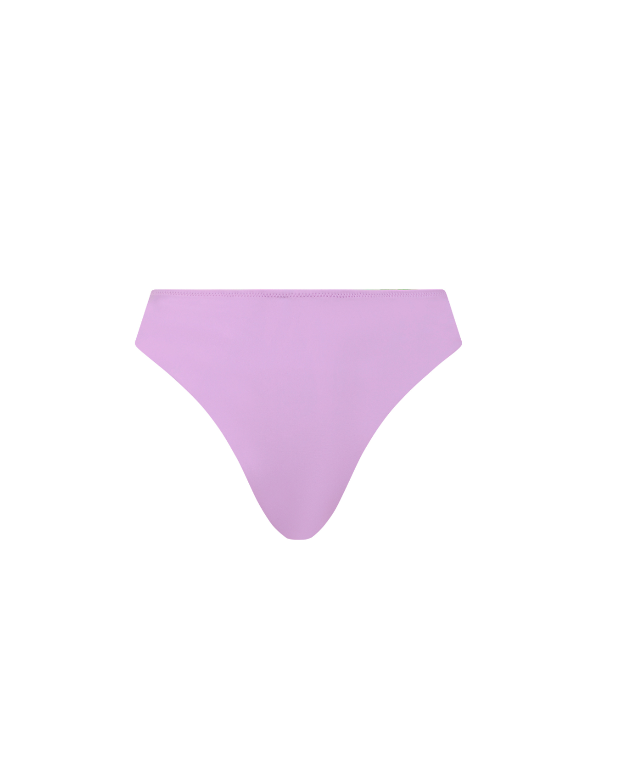 Lilac bikini bottom on a white background