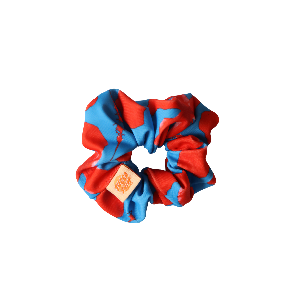 Hibiscus hair scrunchie