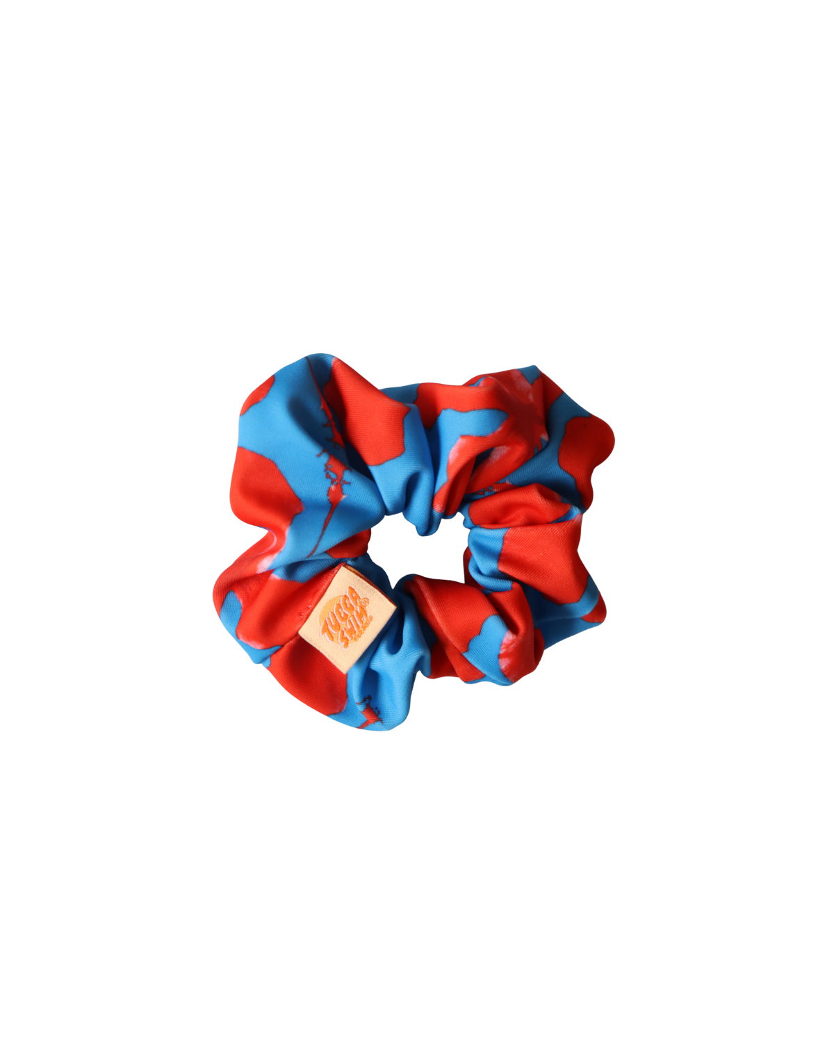 Hibiscus hair scrunchie
