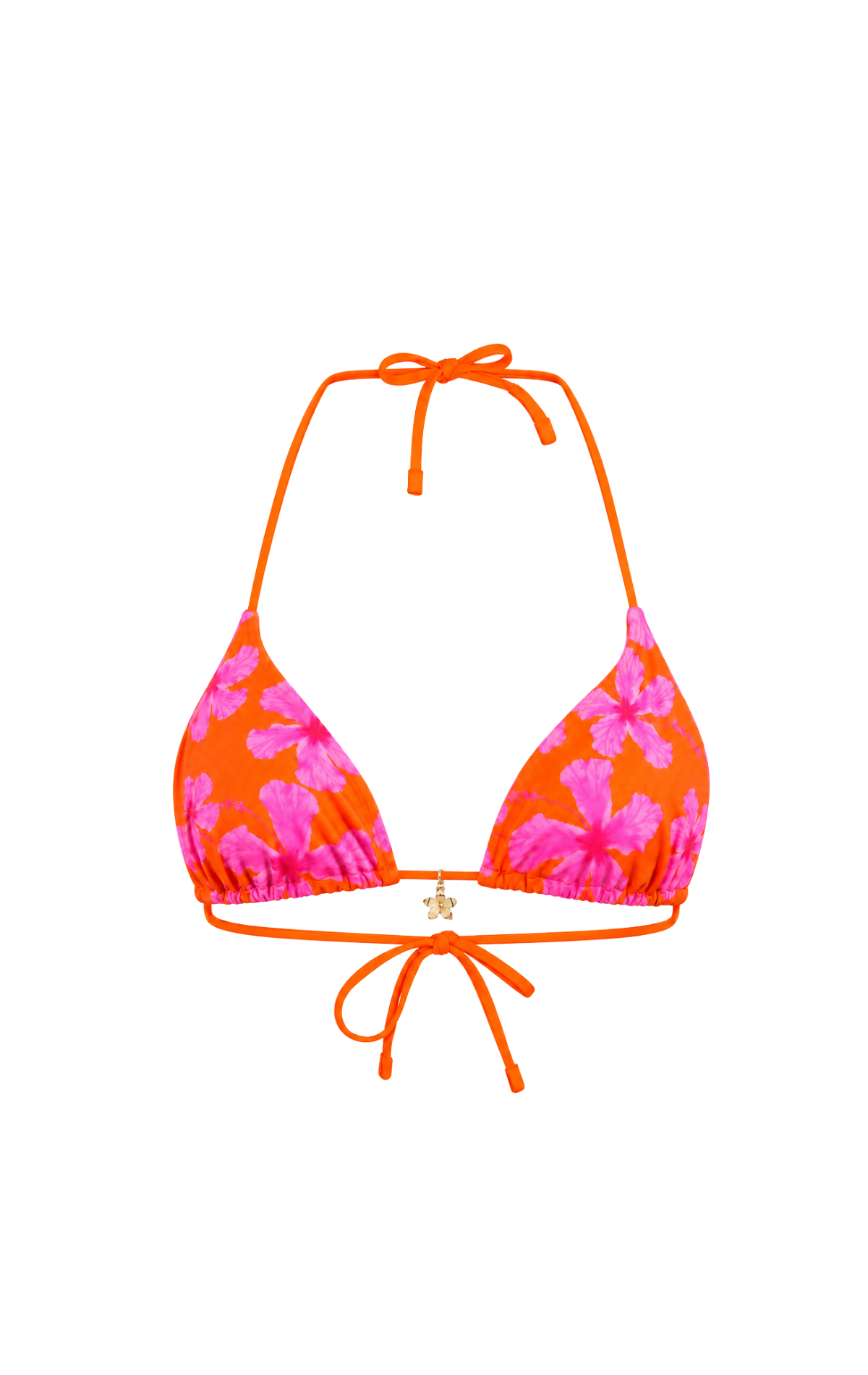 Hibiscus Heat Charm Bikini Top