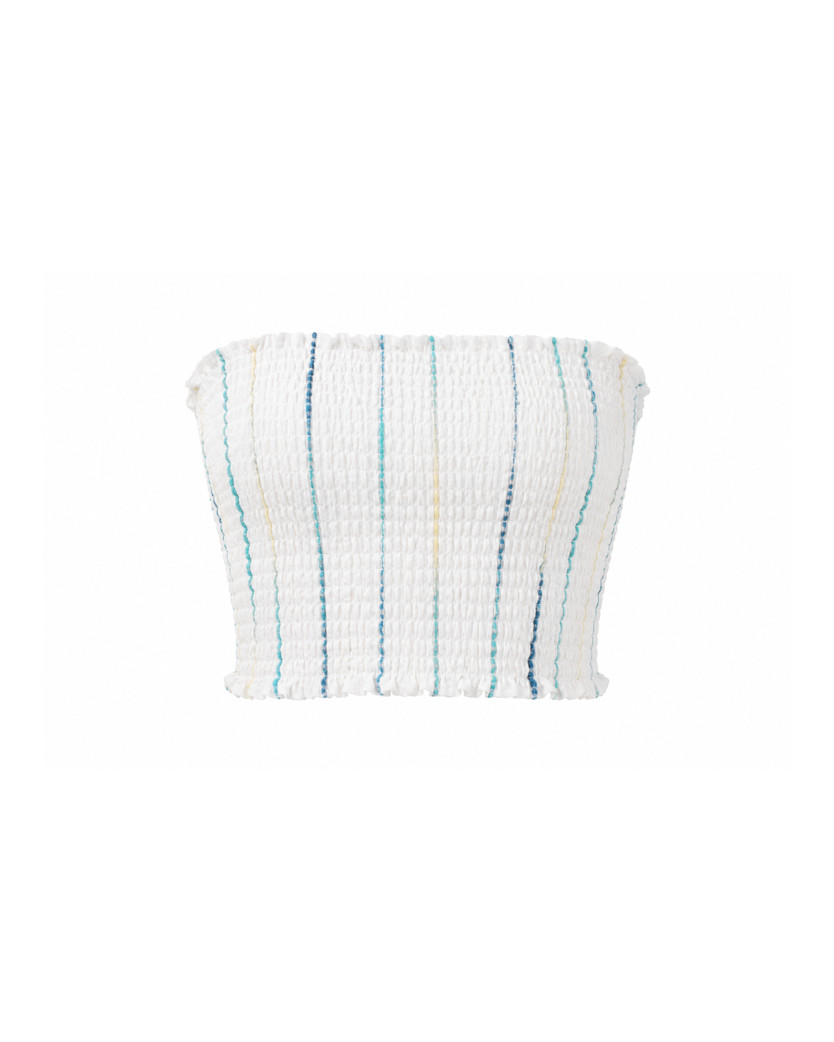 Santanyi Smocked Bandeau Top
