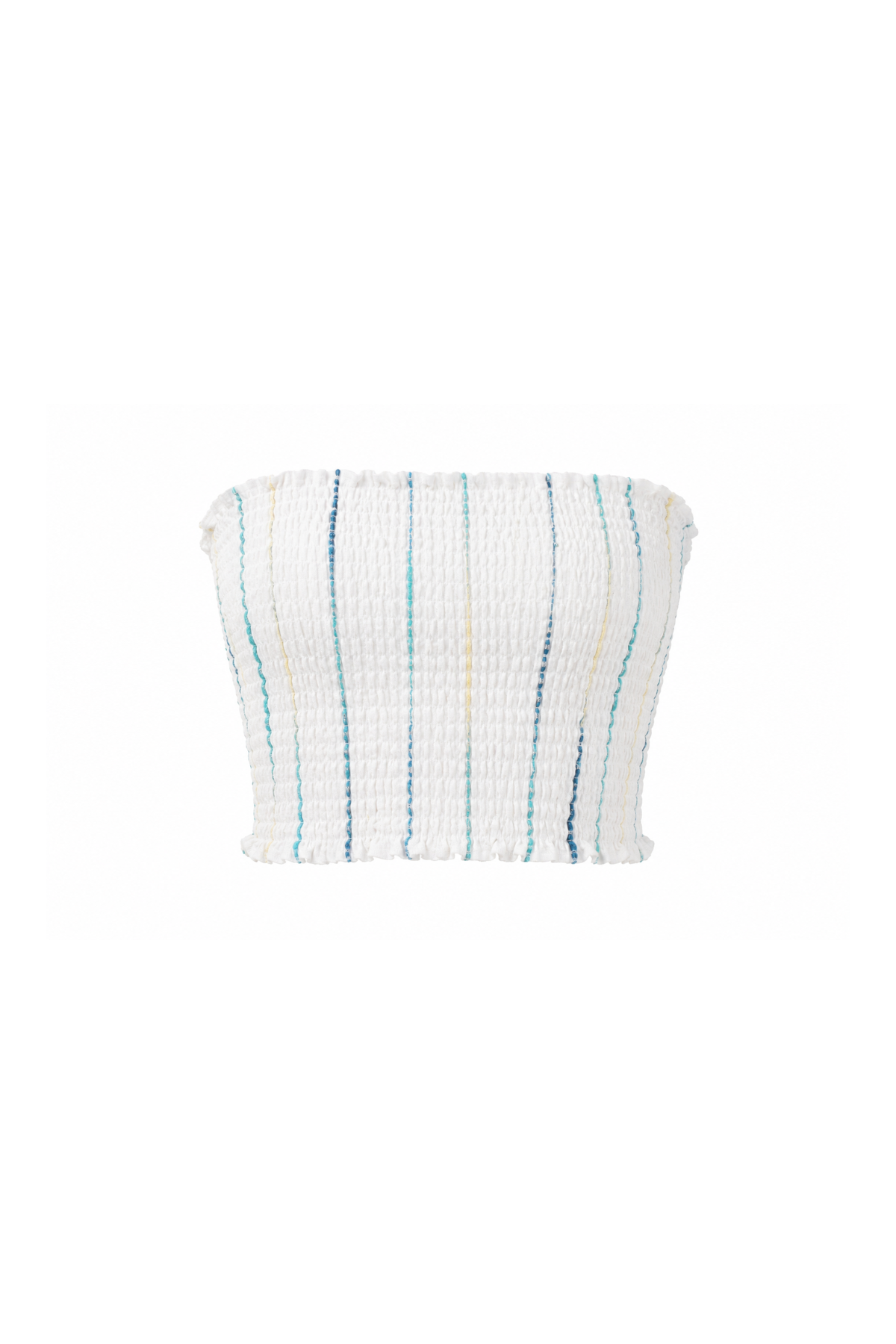 Santanyi Smocked Bandeau Top