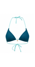 reversible teal bikini top 