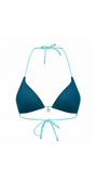 reversible teal bikini top 