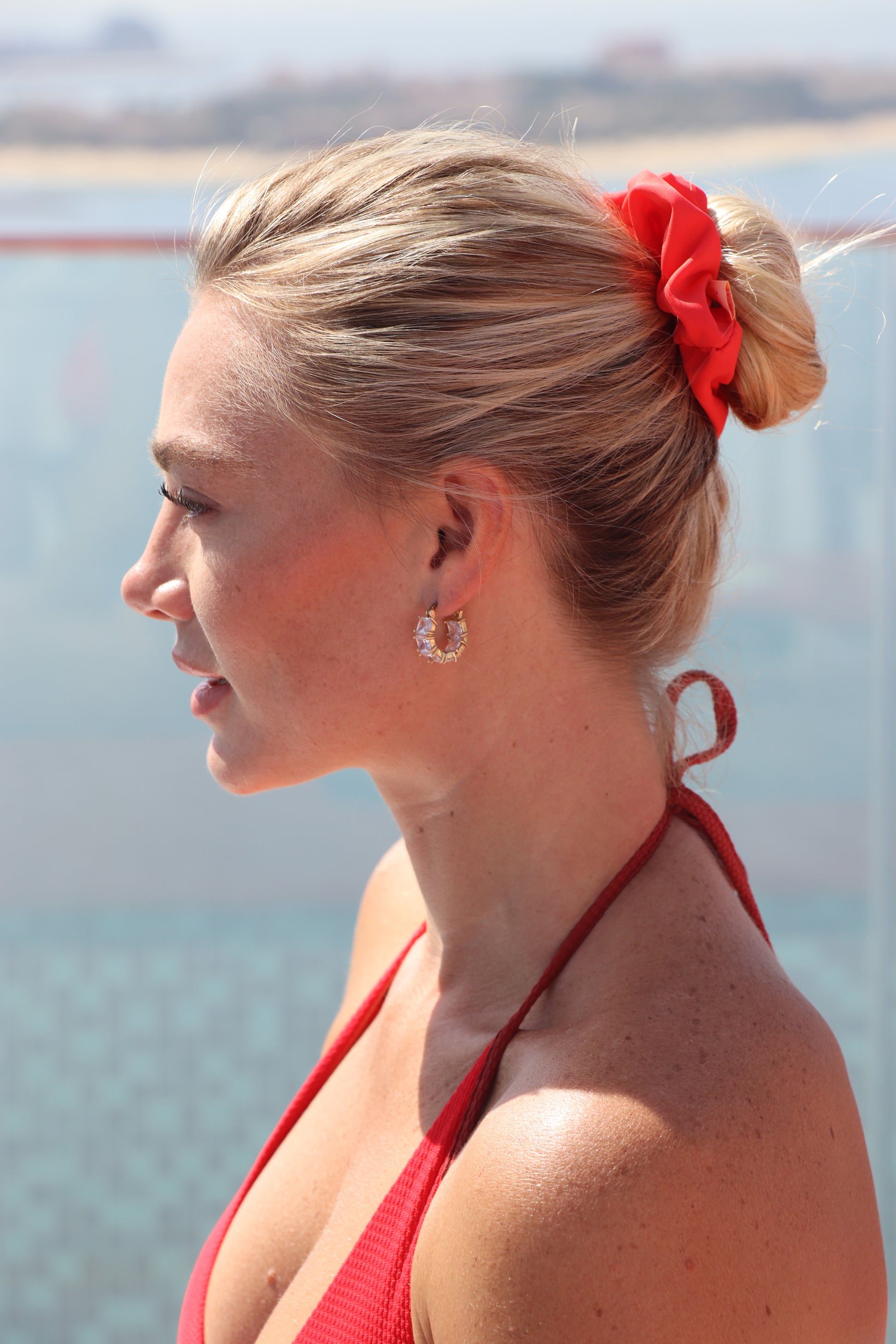 swimwear fabric scrunchie