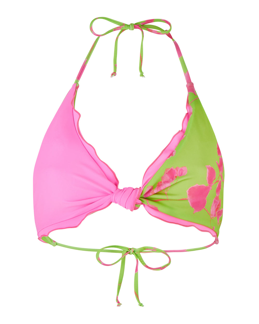 Bougainvillea Multi Frill Bikini Top