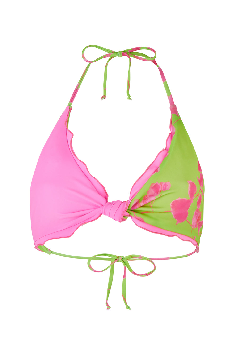 Bougainvillea Multi Frill Bikini Top